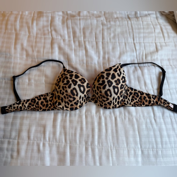 Victoria's Secret Other - Victoria's Secret Black and White Animal Print Bra